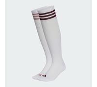 3-Streifen Kniestrümpfe, 2 Paar White / Maroon / White / Magic Mauve 43-45