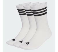 ADIDAS Herren Socken 3-STREIFEN CUSHIONED SPORTSWEAR CREW 3ER-PACK (JZ0532) 49-51 WHITE/BLACK/BLACK