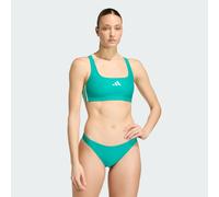 Adidas 3 Stripes V-back Bikini Grün 34 Frau
