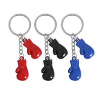 3 Stück Boxhandschuh-Schlüsselanhänger, Kreative Schlüsselanhänger, Sportelement-Schlüsselanhänger, Geschenk-Schlüsselanhänger, Modische Schlüsselanhänger