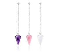 3 Stück Kristallanhänger, Kristalldekorationen, Kreativer Schmuck, Kristallschmuckgeschenke
