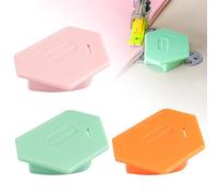 3 Stück Magnetische Nahtführung Saumhilfe, 6.7 X 4cm/2.63 X 1.57in Magnetische Nahtführung mit Skala, Magnetisches Säumen Werkzeug, Magnetic Seam Guide Platz, für Verschiedene Modelle von Nähmaschinen