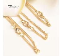 3 Stück plattierte Herz-Halsketten für beste Freunde, Schmuck