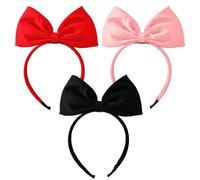 3 Stück Schleifen-Stirnbänder, Süße Schleifen-Stirnbänder, Damen-Stirnbänder, Bekleidungszubehör, Cosplay-Haar-Accessoires