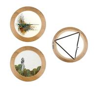 3 Stück Stickrahmen Kreuzstich Rahmen mit 6 Zoll Bambus Stickrahmen Kreuzstich Hoop Stickerei Ring für DIY, Kunsthandwerk