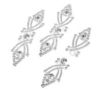 3 Stück Vintage Strass Froschknöpfe mit Haken und Öse für Kleider | Silberne Legierung mit Zirkon, für Kostüme und Festliche Anlässe, Passend zu Jacken und Outfits
