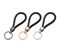 3 Stücke Geflochtener Erseilschlüsselring, Klassischer Stilvoller Autoschlüsselring, Langlebiger Schlüsselring, Wiederverwendbarer Erschlüsselring, Schlüsselzubehör.