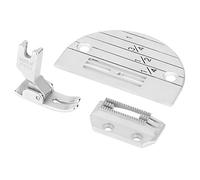 3 STÜCKE Industrienähmaschine Zubehör Stichplatte Nähfuß Kit Set für Nähmaschinen, Nähen Nähfuß
