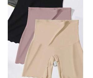 3 Stücke Taillenhohe nahtlose formende Shorts, Postpartum schlankende Bauchkontrolle Formendes Mieder