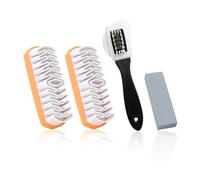 3-Teilige Schuhbürste Mit 1 Radiergummi, Schuhputzwerkzeug, Schuhpflegezubehör, Sneaker-Reiniger, Wildleder-Schuhbürsten-Set, Sneaker-Reinigungsset, Mehrzweck-Schuhbürste