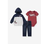 3-teiliges Baby-Set: Body, Sweatjacke & Jeans Levi's blau Gr. 92/98
