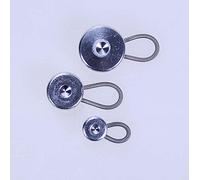 3-teiliges Set Vergrößerungsknöpfe zur Kragenweiten-Vergrößerung ohne Nähen Knöpfe Nähzubehör Kragenvergrößerung (Material: Aluminium + drei verschiedene Größen)