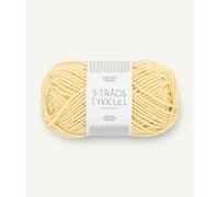 3-trads Tykk Ull ca.68 m col. 2114 lys gul 50 g
