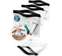 3 x Flugzeug Beutel Flüssigkeiten Kosmetiktasche Transparent - 1 L Weltweit Zugelassener Handgepäck - 100% Auslaufsicherer Zipper Beutel Ogato