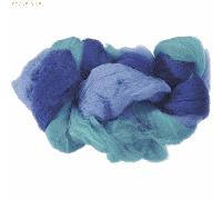 3 x Knorr prandell Märchenwolle 3-Strang-Mix blau-, türkis-meliert VE=50g