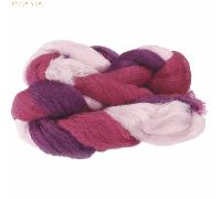 3 x Knorr prandell Märchenwolle 3-Strang-Mix pink-, rosa-, lila-meliert VE=50g