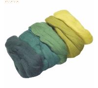 3 x Knorr prandell Merinowolle-Mix gelb, lindgrün, grün, petrol, tannengrün VE=50g