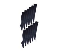 (30-36, Dunkelgrau) Sock Snob - 12er Pack Kinder Bambus Kniestrümpfe | Lange Schulsocken für Mädchen | Sock Snob