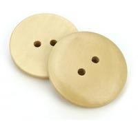 30 edle Holzknöpfe 15mm rund natur 2-Loch Knopf helle Knöpfe Holzknopf zum annähen basteln nähen scrapbooking Jackenknöpfe Bastelknöpfe Zweiochknöpfe