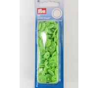 30 Nähfrei-Druckknöpfe "Color Snaps", rund, 12,4mm, apfel