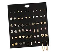 30 Paar koreanische Ohrstecker, Kristall-Perlen, Ohrringe, Schmuck, 2, as described, Kunststoff, Siehe Beschreibung