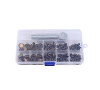 30 Sets Metall Snap Button, 15 mm antik messing Druckknöpfe Druckknopf Druckknopf mit Befestigung Tool Kit für Leder Craft, Kleidung, Jeans