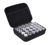 30 Slots Aufbewahrungsbox Diamond Embroidery, Organizer Box Lila, Staubdicht Und Tragbar - Doppelte Versiegelung, Vielseitig Für Schmuck Und Zubehör (Schwarz)