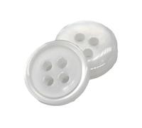 30 Stück 9-11 mm kleine transparente Harz-Hemdknöpfe für Kleidung, Kleid, Puppe, Mini-Dekoration, Basteln,Weiß,11mm