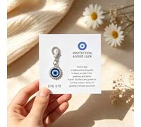 30 Stücke Set | Blaue Böser-Blick-Amulett Schlüsselanhänger | Symbolisieren Glück & Frieden | Unisex Accessoire | Ideal für Muttertag, Lehrertag, Absc