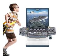 30G 3D Mini PopUp Book Keychain - Toy Charm, Rucksack Zubehör | Kreatives Fidget-Spielzeug, pädagogisches Sammlerstück für Kinder, Frauen und Männer, 5 x 4 x 2,6 cm