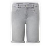 Shorts AENGELS "AENGELS Bermuda TU Sporty Denim", Damen, Gr. 42, Normalgrößen, grau (light grau used), 98% Baumwolle, 2% Elasthan, unifarben, skinny fit, Hosen (60298551-42) light grau used
