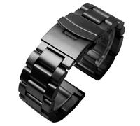 316L Edelstahl 3-Perlen Ersatz Uhrarmband für Panerai/Luminox/Seiko/Casio | Metall Einsatz Uhrzubehör Casual Sport Herren Damen