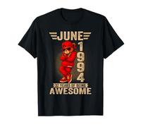 32. Juni Geburtstag Männer Frauen 1994 Toller Teddybär T-Shirt