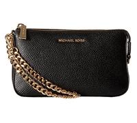 Michael Kors Handtasche Jet Set Chain Pouchette Black (1.3 Liter) Schwarz