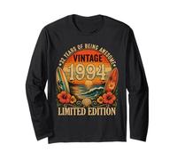 32nd Birthday Tropical Vintage 1994 32 Years Old Men Women Langarmshirt
