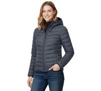 33,000ft Damen Leichte Steppjacke Packbare Übergangsjacke mit Kapuze | Warm, Nylon, 3 Taschen, Gefüttert, Maschinenwäsche, Wasserabweisend, Winddicht, Pufferjacke, für Freizeit Outdoor Wandern