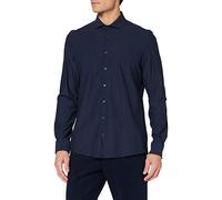 Pure h. Tico Herren 3386-21150 Pure-Functional Langarm Hemd, Uni Marine, 44