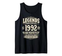 34. Geburtstag Mann Frau Geschenk Vintage Jahrgang 1992 Tank Top