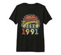 35 Limited Edition 1991 One of a Kind 35. Juni 35. Geburtstag Premium T-Shirt