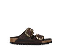 Birkenstock Slides aus echtem Leder Modell 'Arizona' in Dunkelbraun, Größe 36