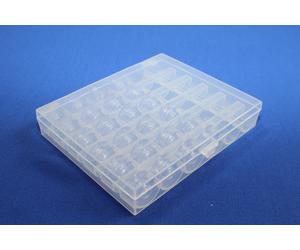 36-er Spulenbox mit 24 Original JANOME Spulen