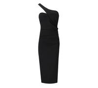 36 ESSENTIEL ANTWERP ENSUE SCHWARZES MIDI KLEID