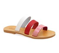 36 Mehrfarbig 5 Emmanuela Sandalen im antiken griechischen Stil, handgefertigte flache Riemchensandalen aus Leder mit offene Zehen, hochwertige Sommerschuhe für Damen in Roségold Silber Bronze Türkis