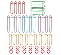 36 PCS Stricken Strickzubehör Set Maschenmarkierer Häkel Sicherheitsnadeln Metall Rot Beschichtet Maschenhalter Für Stricken Und Häkeln Garn Zubehör Für Strickprojekte Und DIY Handarbeiten