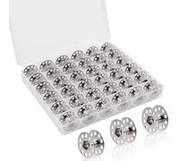 36 Stück Metallspulen mit Spulenkapsel, Nähmaschinen-Spulen zum Basteln, Nähen, BetyBedy Metallspulen-Set für Bro-Ther/Baby-Lock/Jano-me/El-na/Sin-ger, Nähmaschinenzubehör