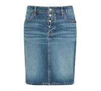 360° Denim/Kurzer Jeans-Rock mit Knopfdetail dunkelblau 38