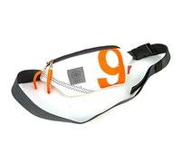 360Grad Gürteltasche Knoten Weiß mit oranger Zahl (3.1 Liter) Weiß