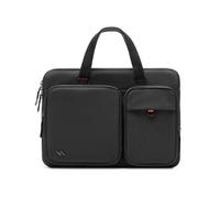 360° Rundumschutz Laptoptasche Große Kapazität Hülle Kompatibel mit 13" MacBook Air M4-M1 2025-2012, 14" MacBook Pro M5-M1 Pro/Max 2025-2021，LBT21 - Schwarz / 13 Zoll