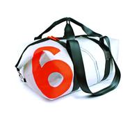 360Grad Reisetasche Kutter XL Weiß/Orange (80 Liter) Weiß