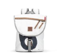 360Grad Landgang Mini Rucksack in Weiß/Grau mit grauer Zahl (13.7 Liter), Rucksack / Backpack